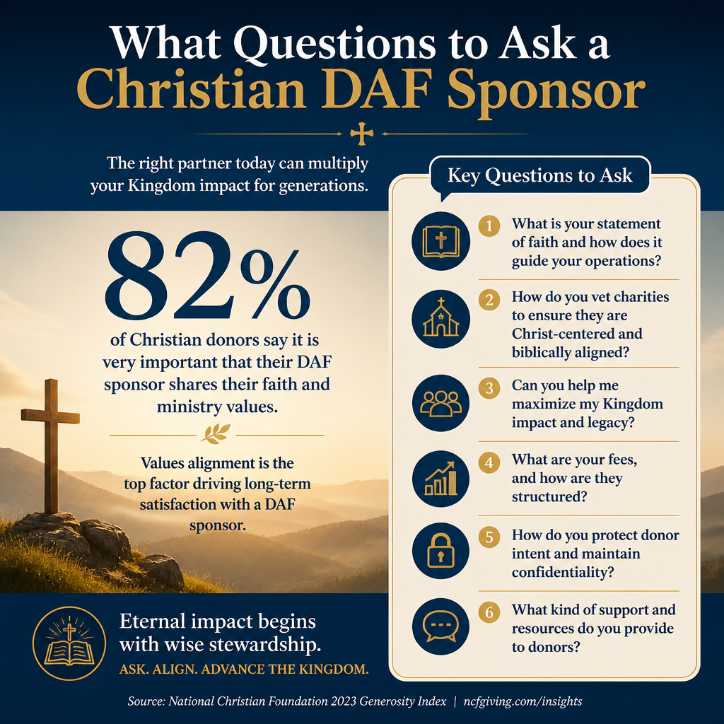 What questions to ask a Christian DAF sponsor statistics