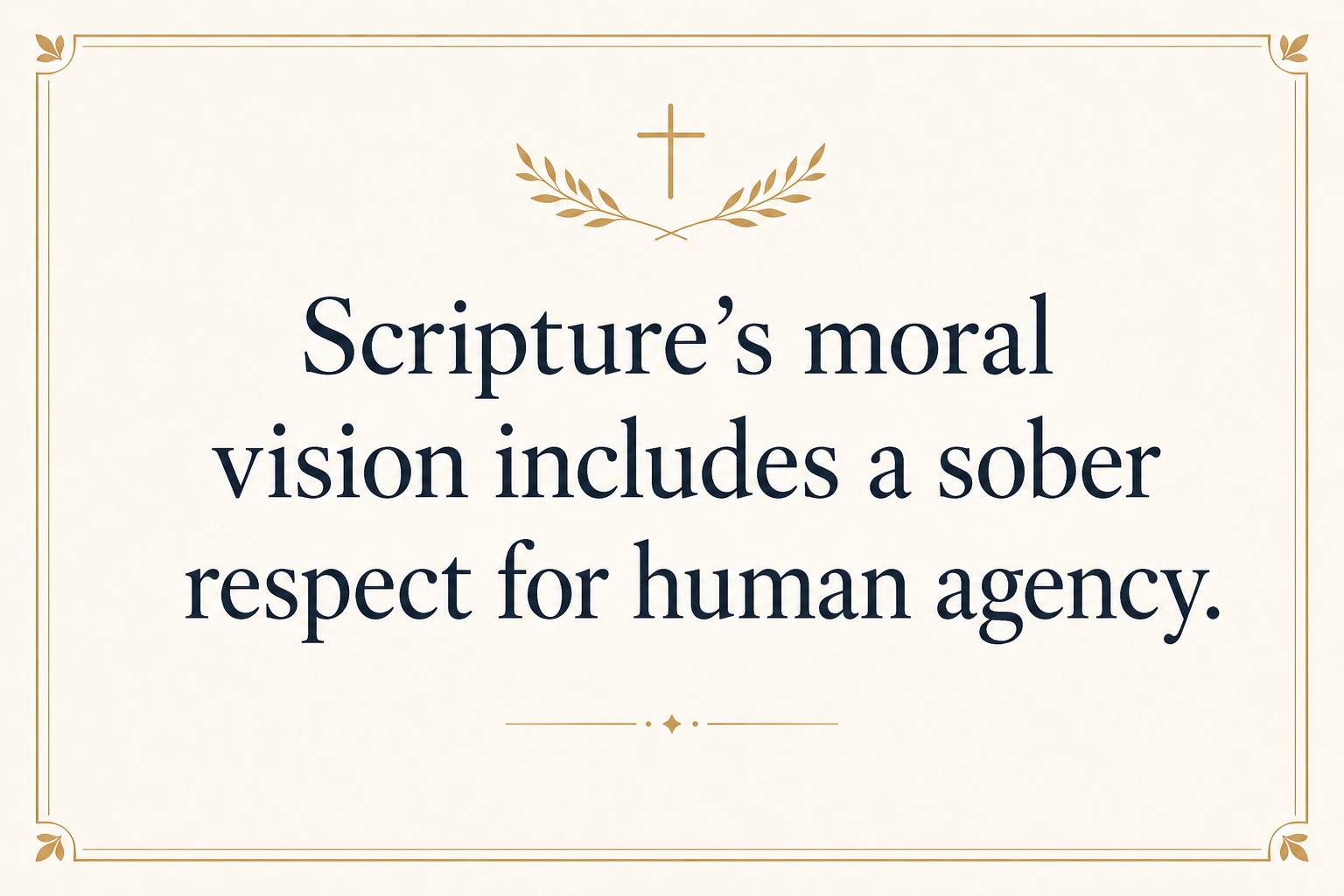 Key insight about What Scripture grounds pregnancy resource center work