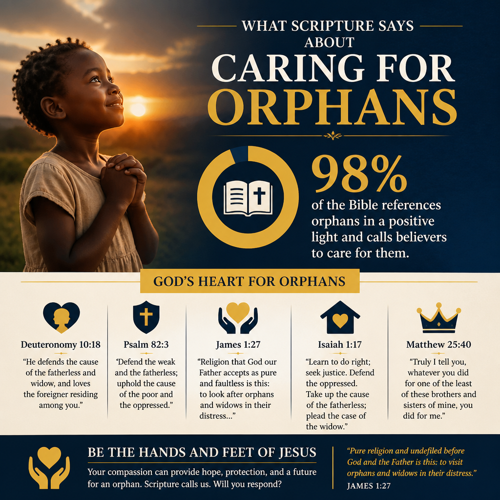 What Scripture says about caring for orphans statistics