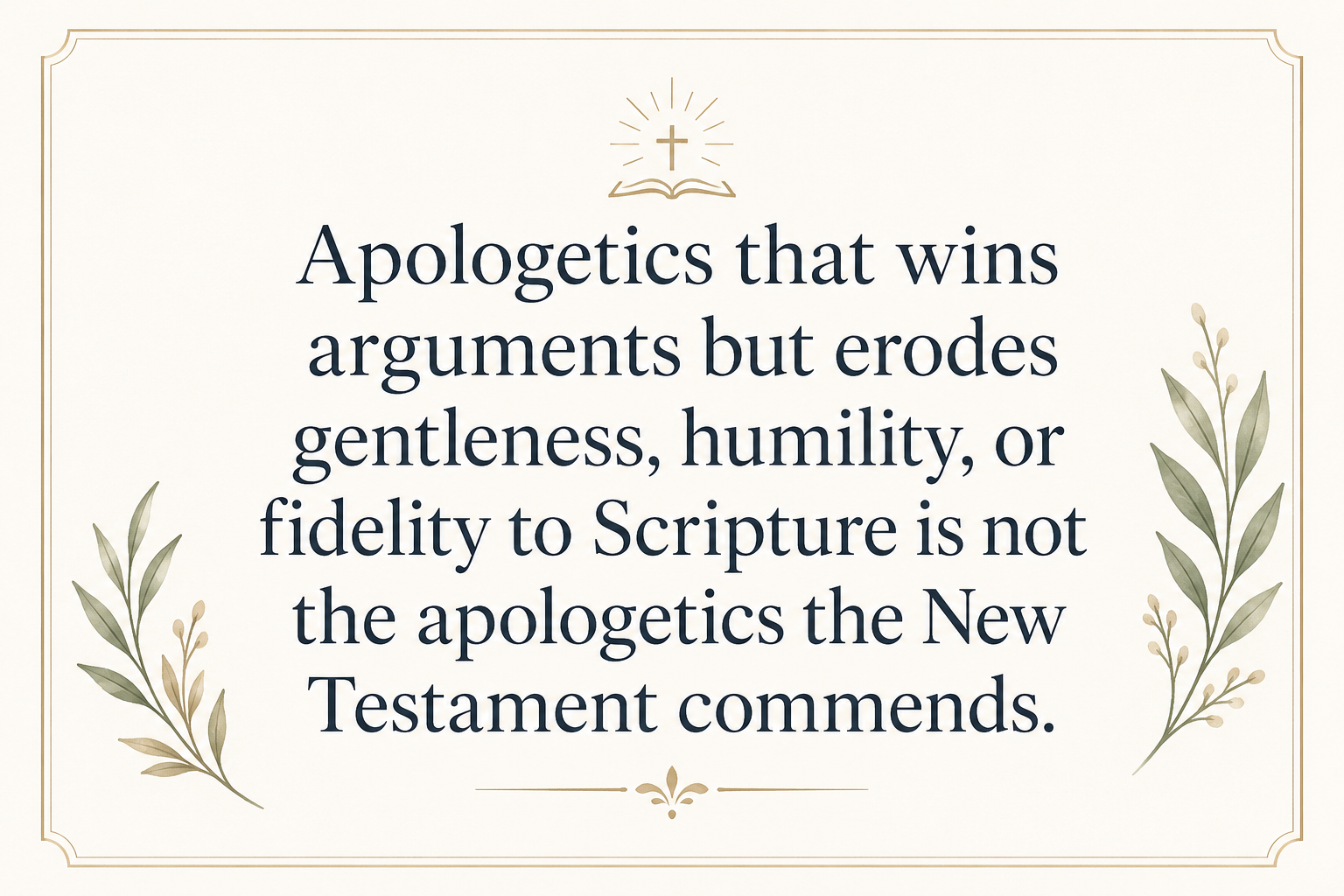 Key insight about What share of donations funds apologetics outreach