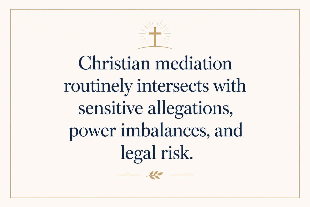 Key insight about What share of donations funds Christian mediation work