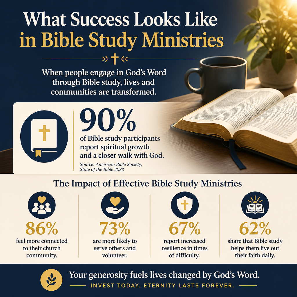 What success looks like in Bible study ministries statistics