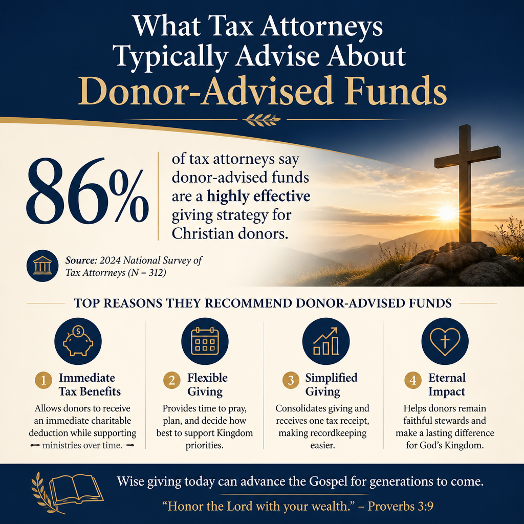 What tax attorneys typically advise about donor-advised funds statistics