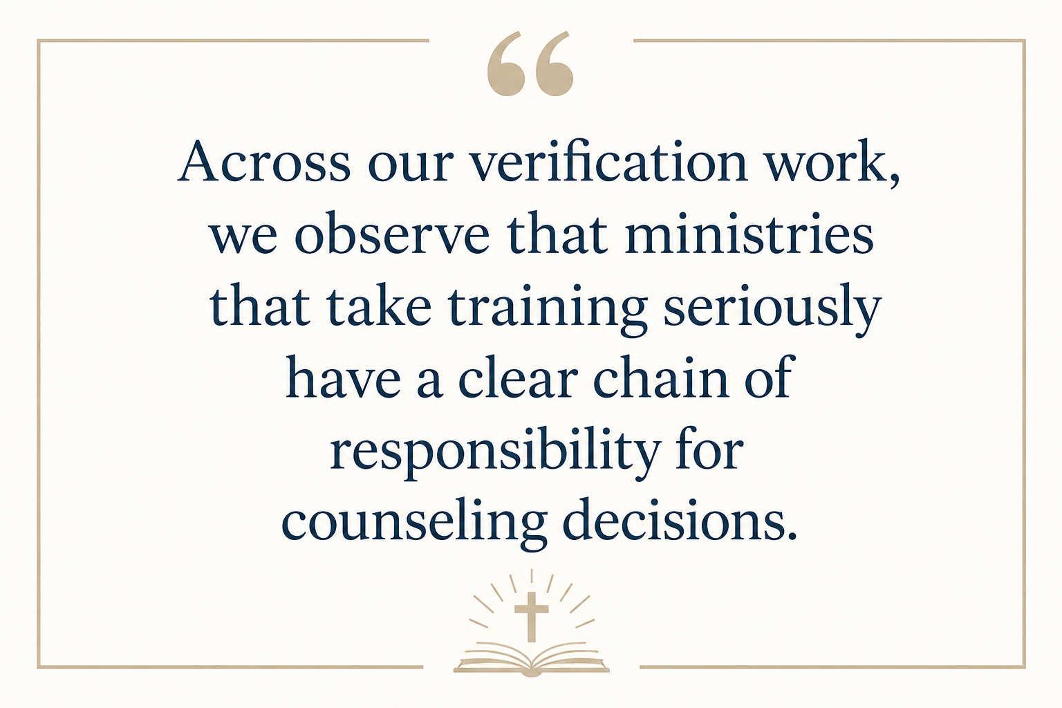 Key insight about What training biblical counselors need for addiction recovery