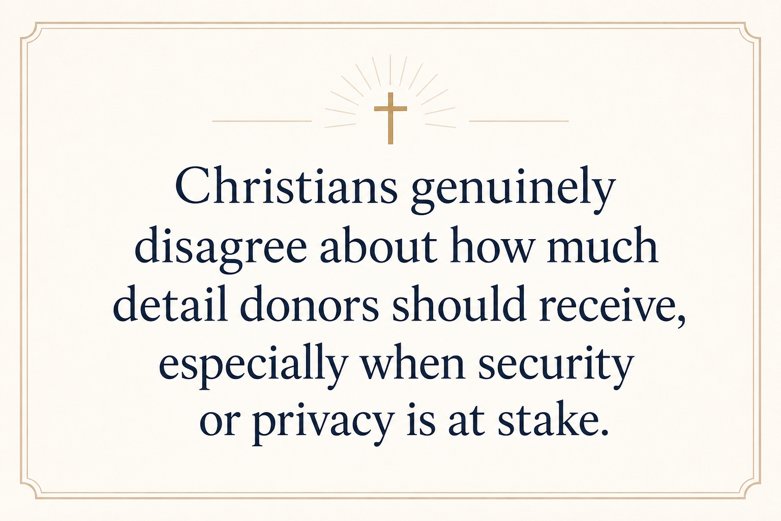 Key insight about What updates Christian aviation ministries send donors
