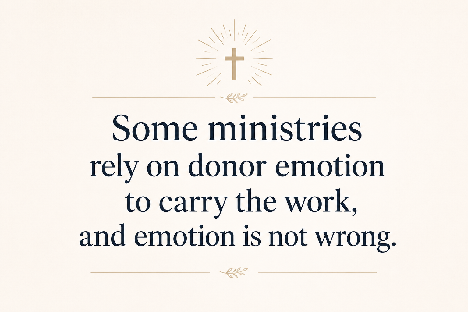 Key insight about What warning signs donors should watch for in Christian adoption ministries