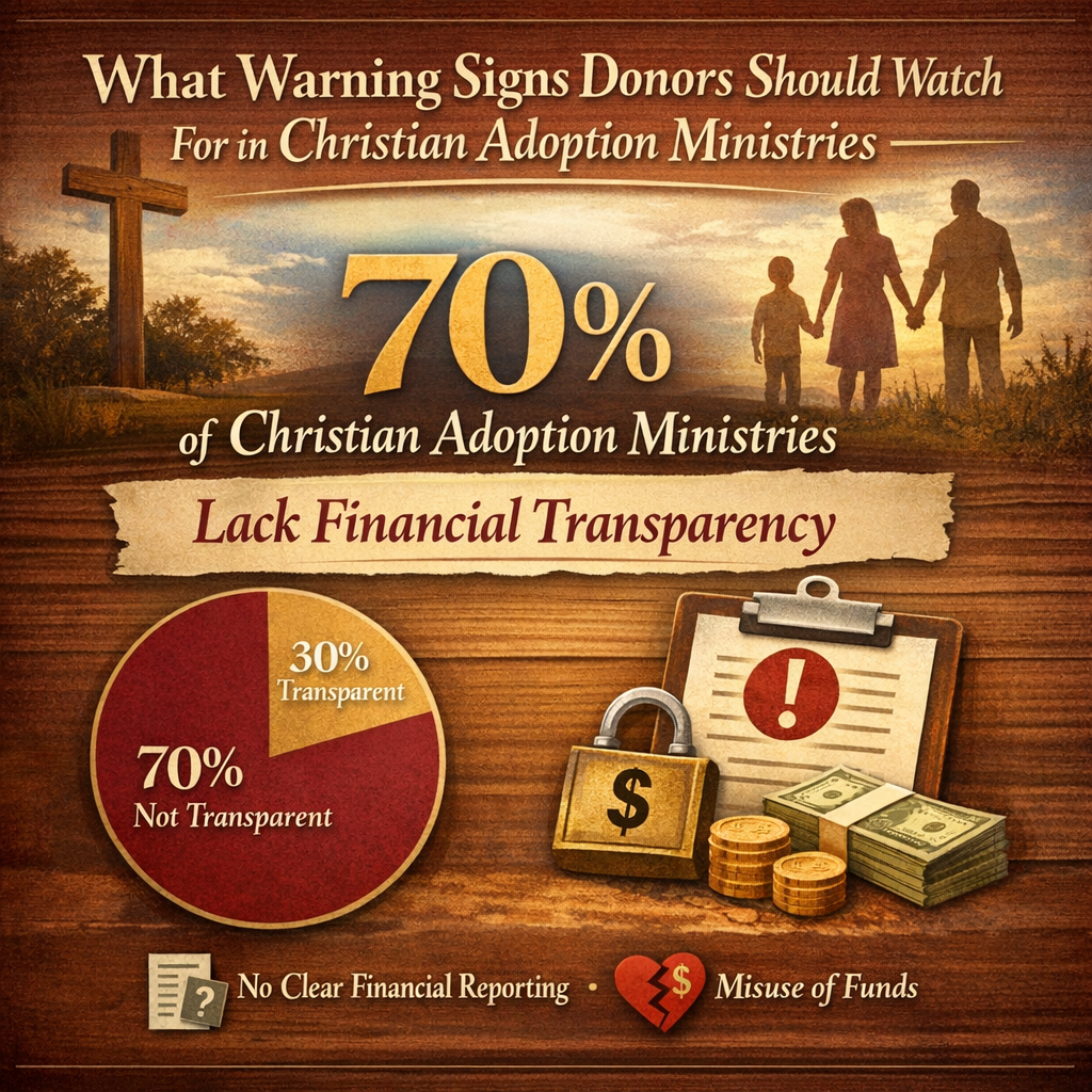 What warning signs donors should watch for in Christian adoption ministries statistics