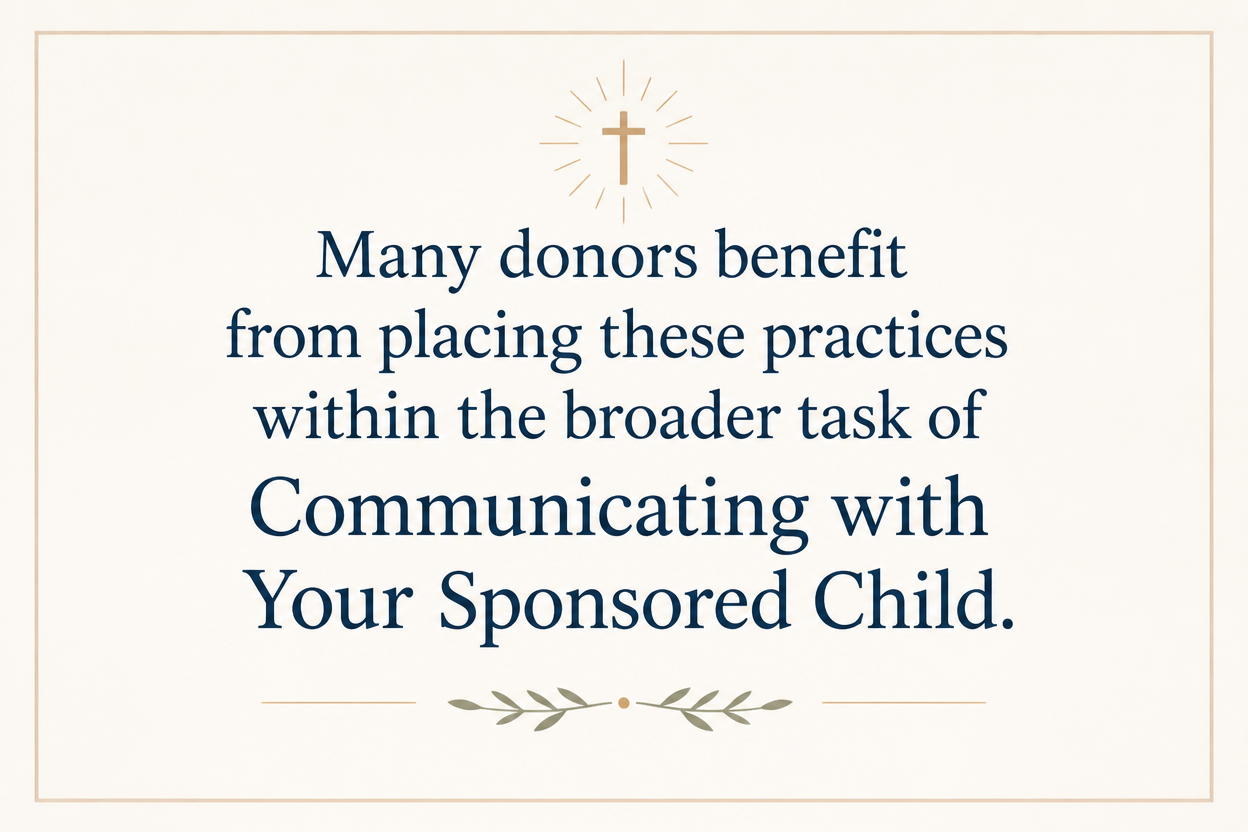 Key insight about What you can send through child sponsorship ministries