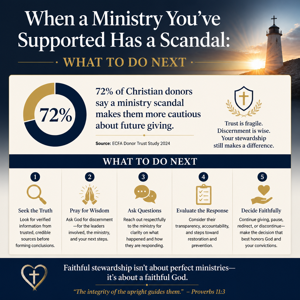 When a Ministry You've Supported Has a Scandal: What to Do Next statistics