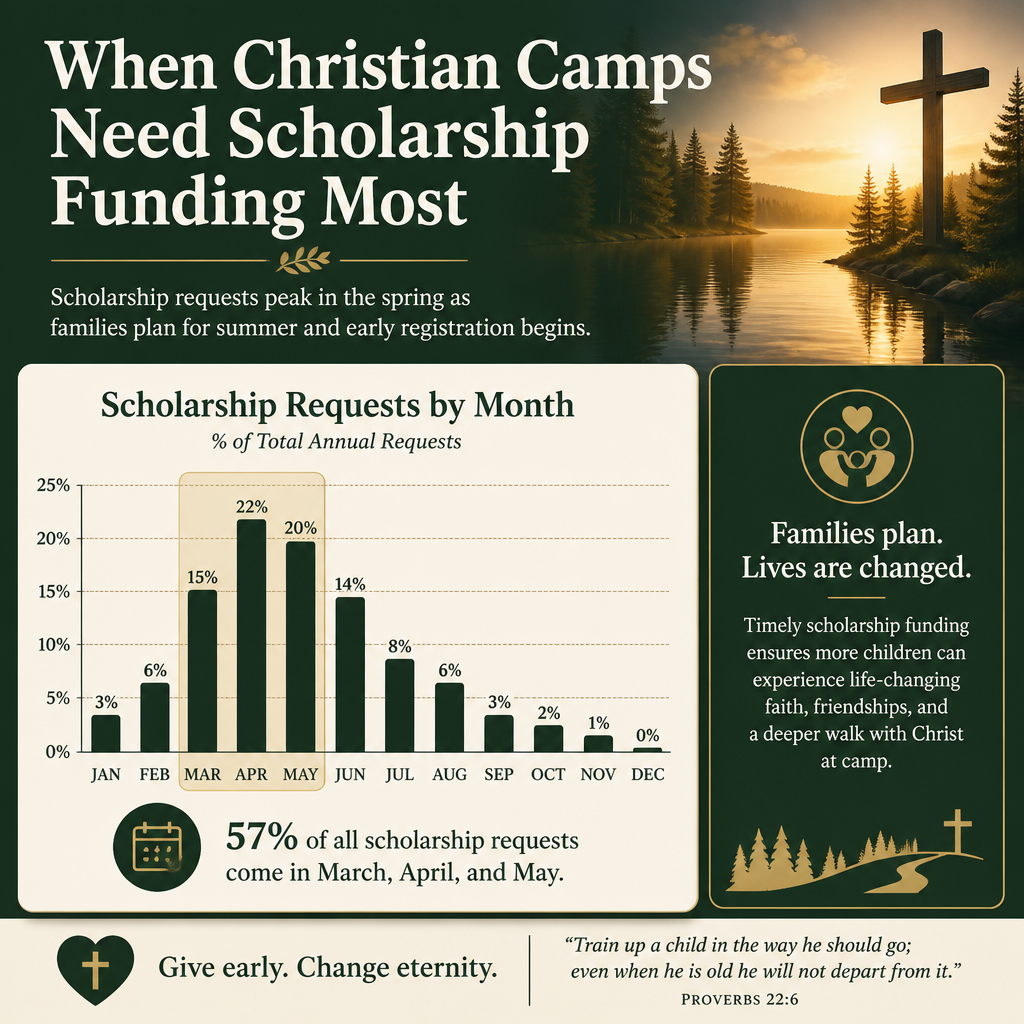 When Christian camps need scholarship funding most statistics