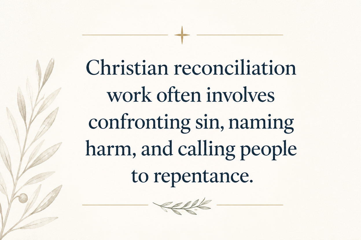 Key insight about When Christian conflict resolution ministries need legal counsel