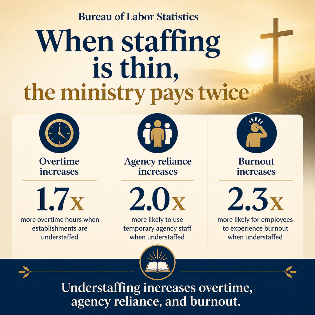 Bureau of Labor Statistics When staffing is thin, the ministry pays twice Understaffing increases overtime, agency relia