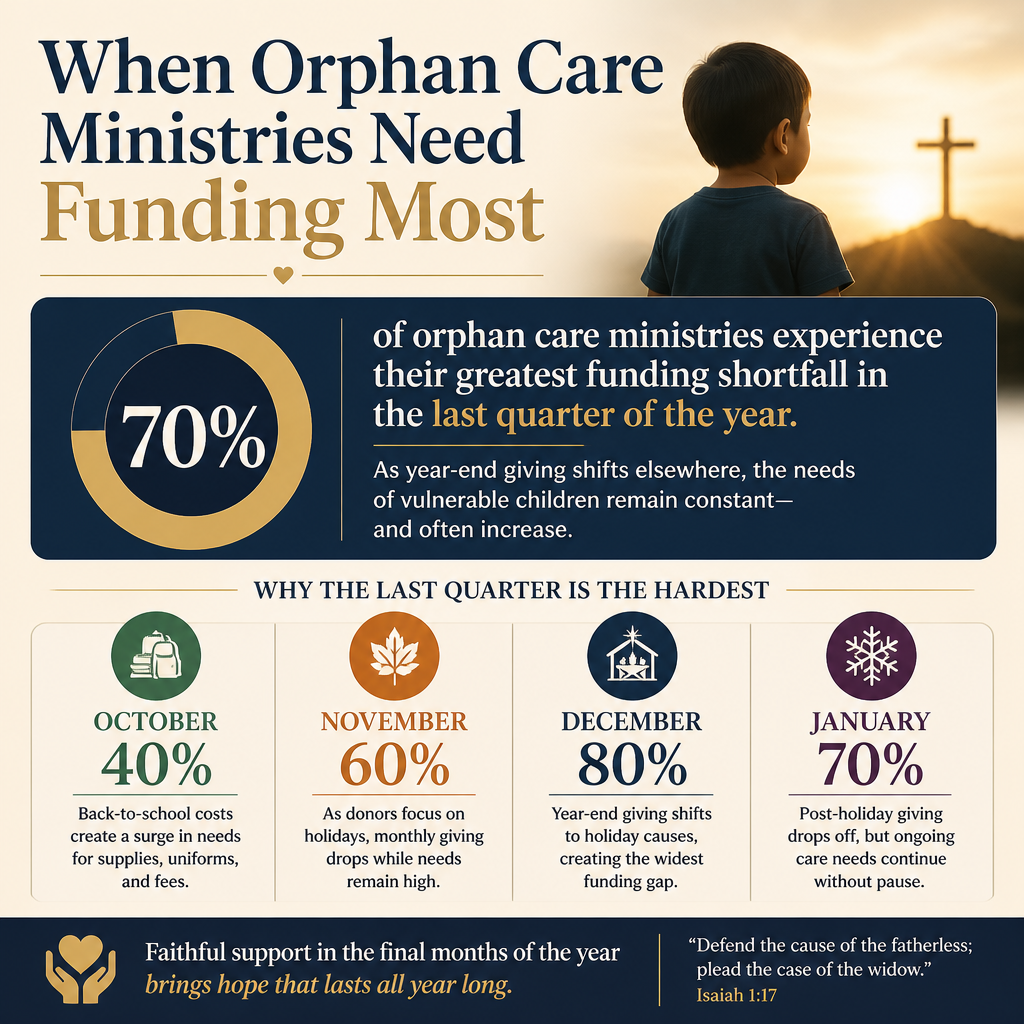 When orphan care ministries need funding most statistics