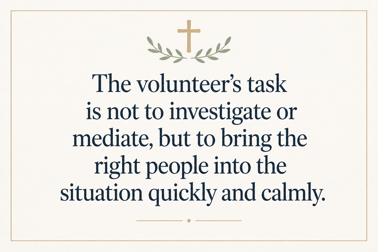 Key insight about When should volunteers refer to pregnancy resource center staff