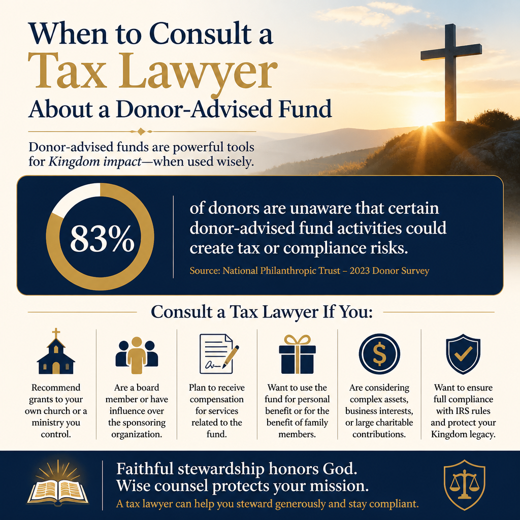 When to consult a tax lawyer about a donor-advised fund statistics