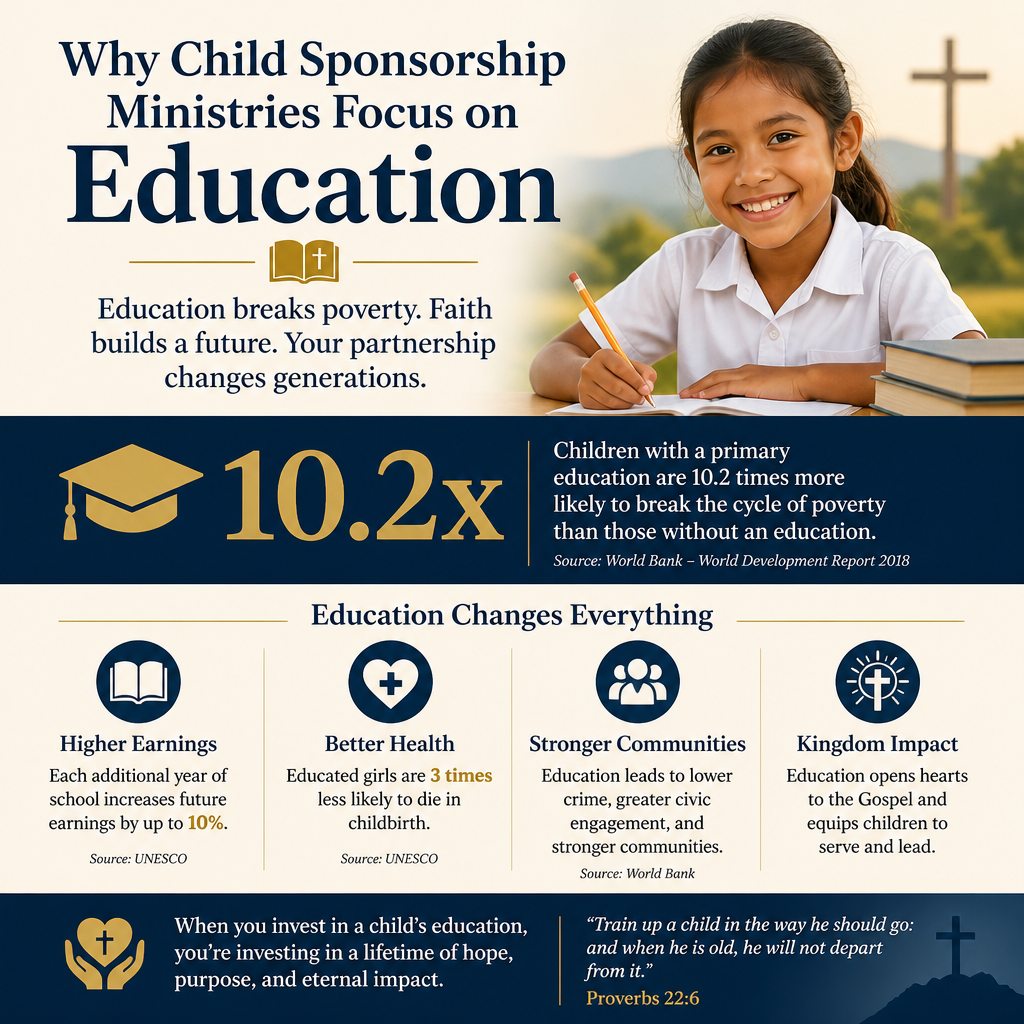 Why child sponsorship ministries focus on education statistics