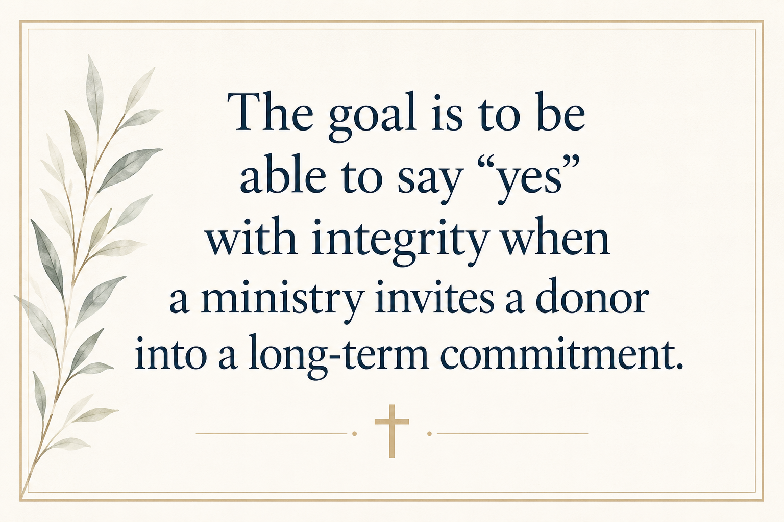Key insight about Why child sponsorship ministries use monthly giving models