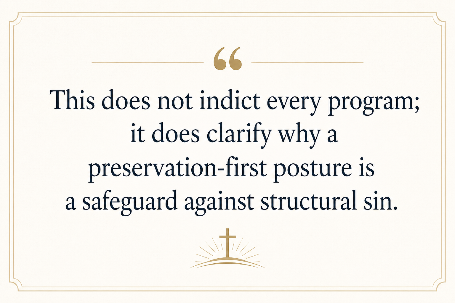 Key insight about Why Christian adoption ministries prioritize family preservation