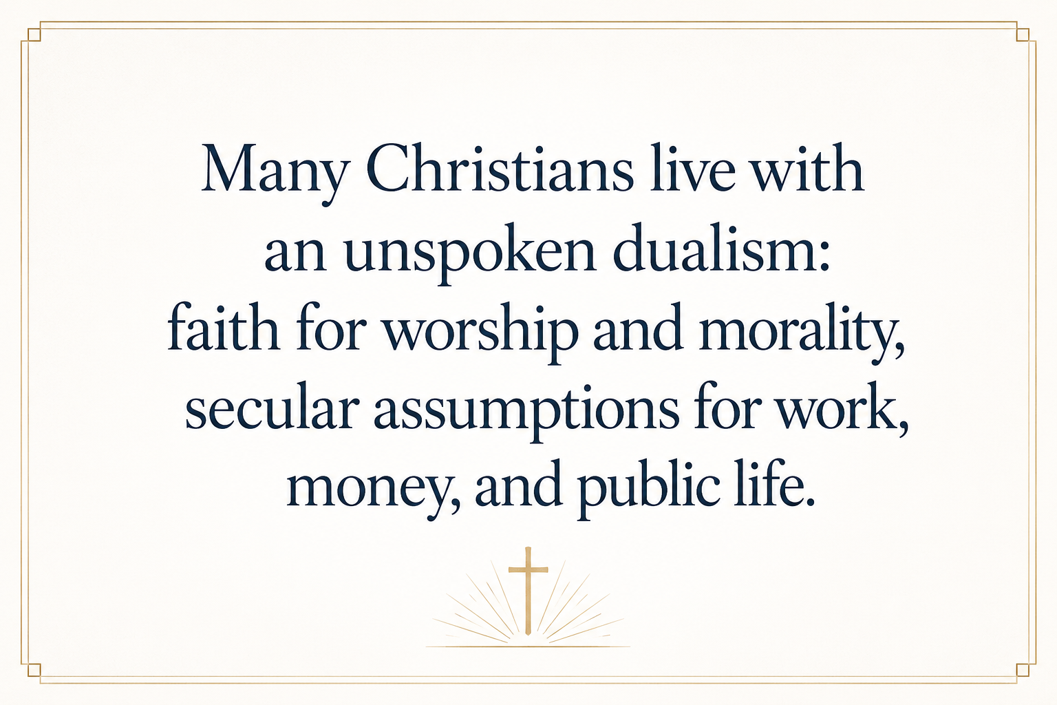 Key insight about Why Christian apologetics ministries focus on worldview training