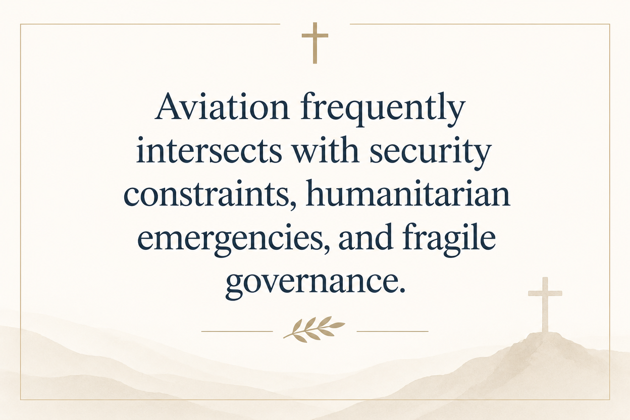 Key insight about Why Christian aviation ministries prioritize discipleship partners