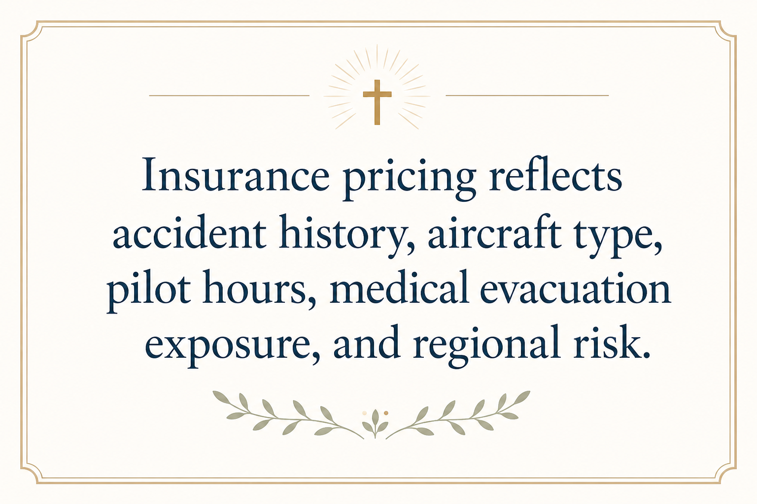 Key insight about Why Christian aviation ministry costs vary by region