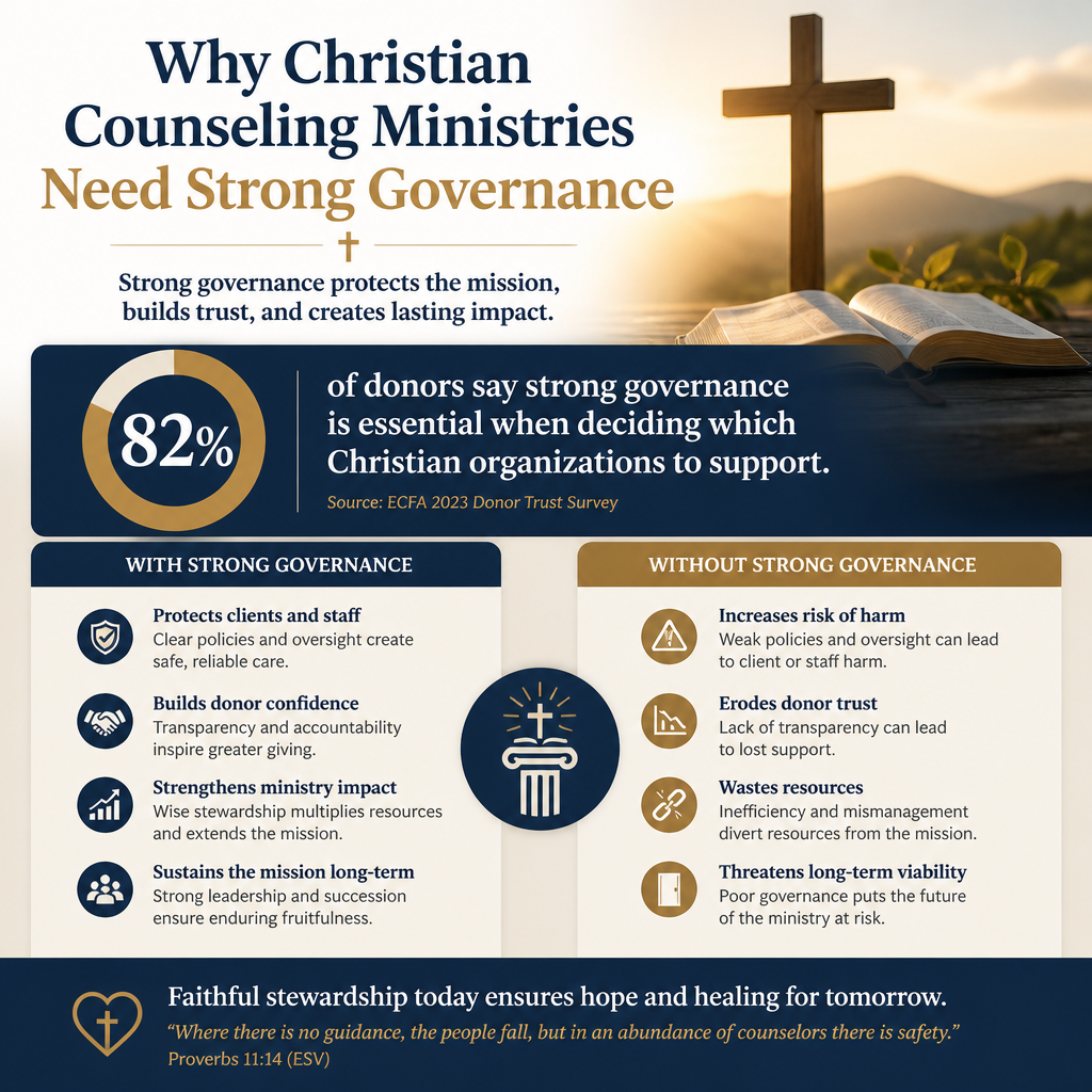 Why Christian counseling ministries need strong governance statistics