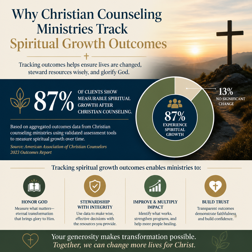 Why Christian counseling ministries track spiritual growth outcomes statistics