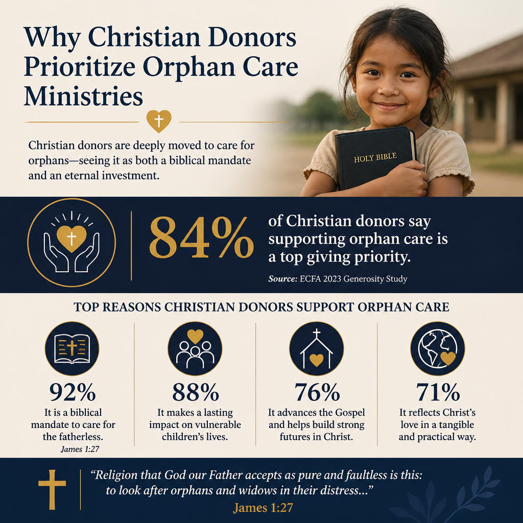 Why Christian donors prioritize orphan care ministries statistics