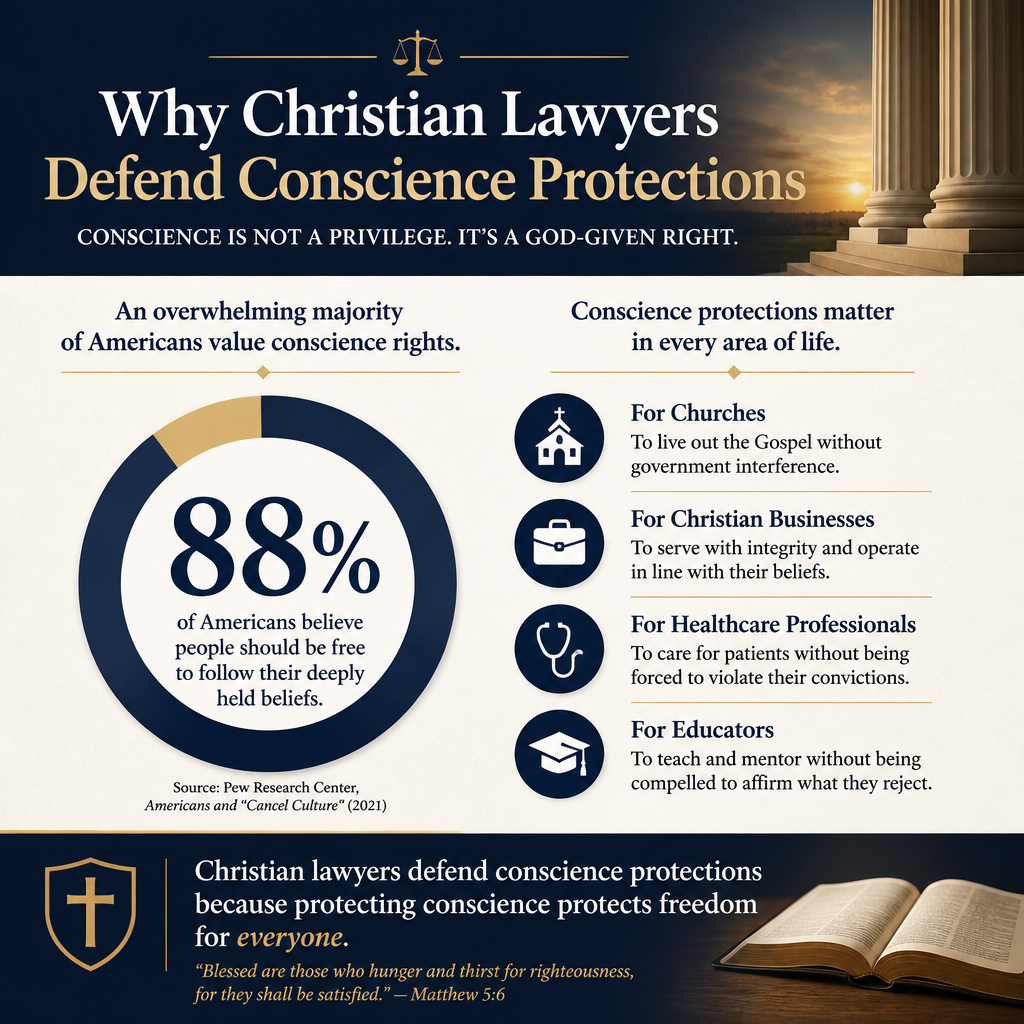 Why Christian lawyers defend conscience protections statistics