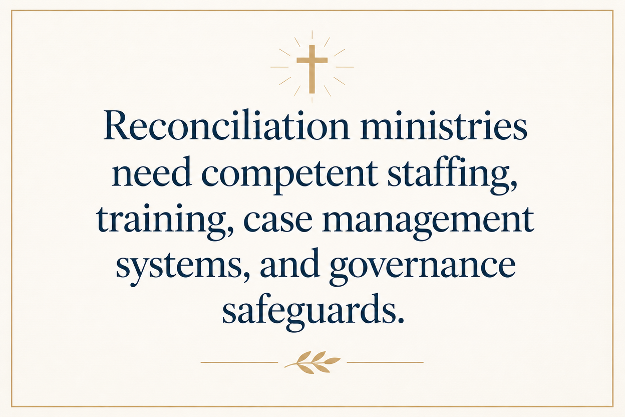 Key insight about Why Christian reconciliation ministries need monthly donors