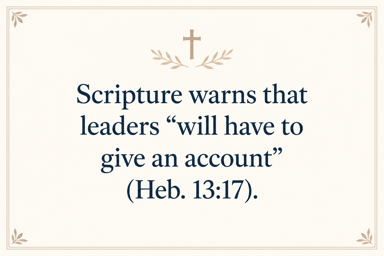 Key insight about Why Christian reconciliation ministries require accountability boards