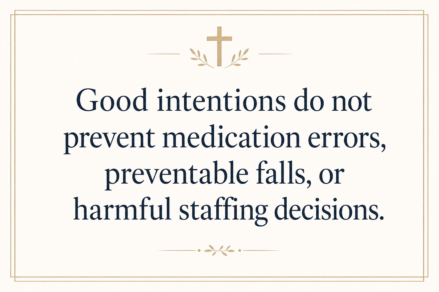 Key insight about Why Christian senior care ministries focus on the aging
