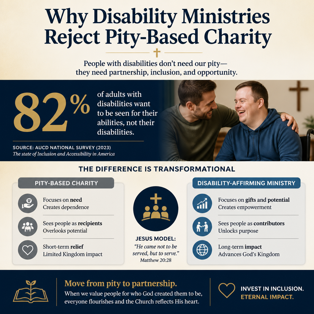 Why disability ministries reject pity-based charity statistics