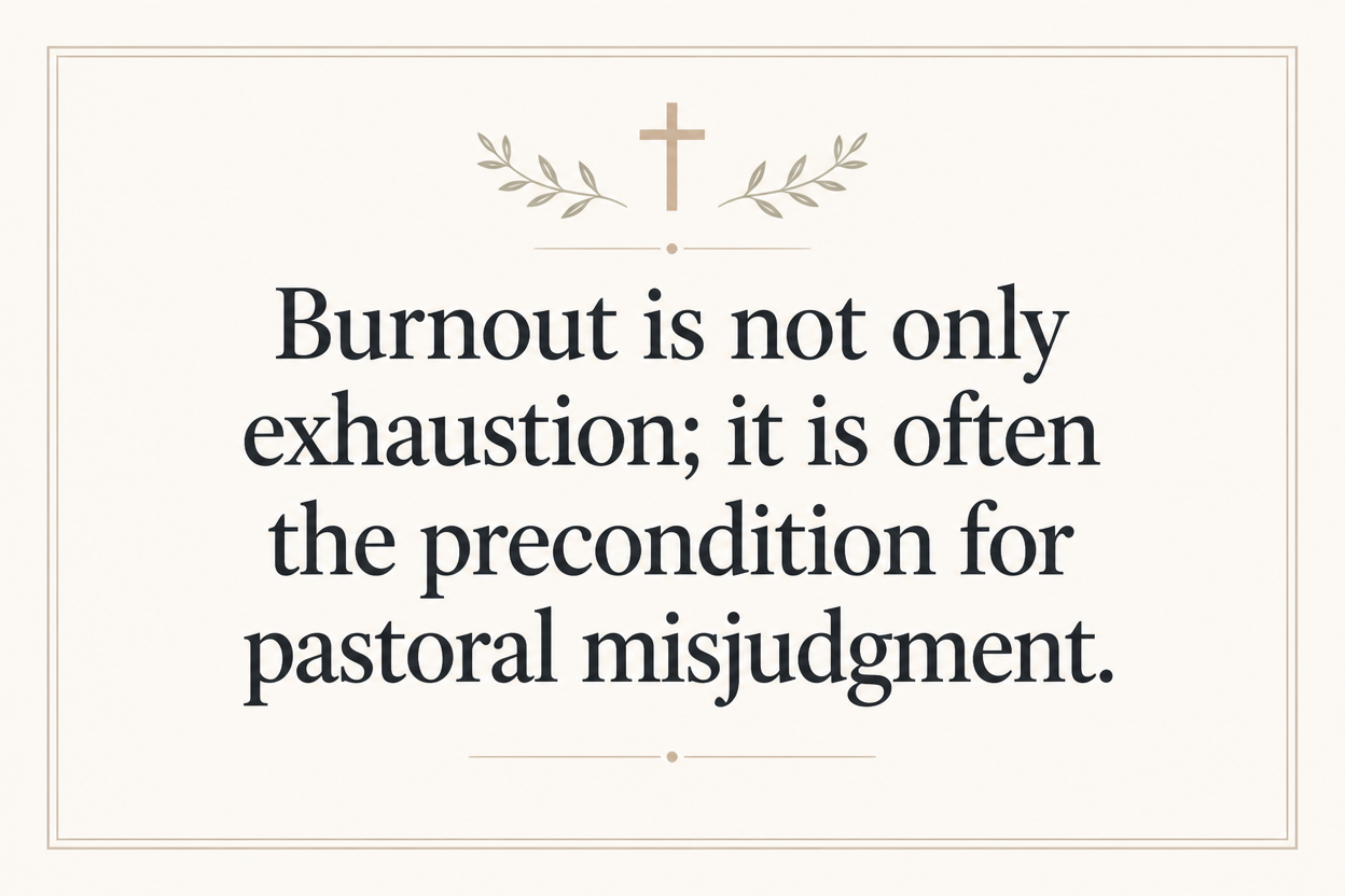 Key insight about Why pastoral counseling ministries help pastors stay in ministry