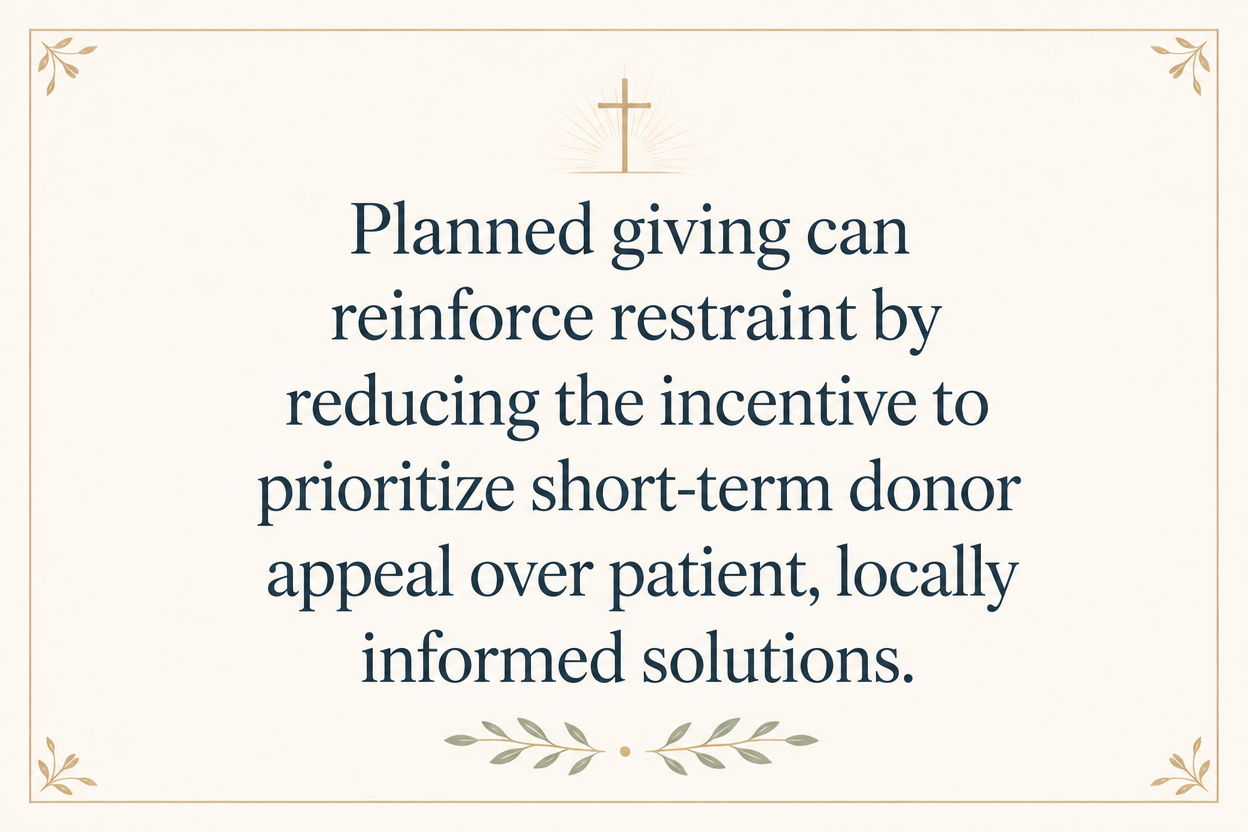 Key insight about Why planned giving helps Christian anti-trafficking ministries