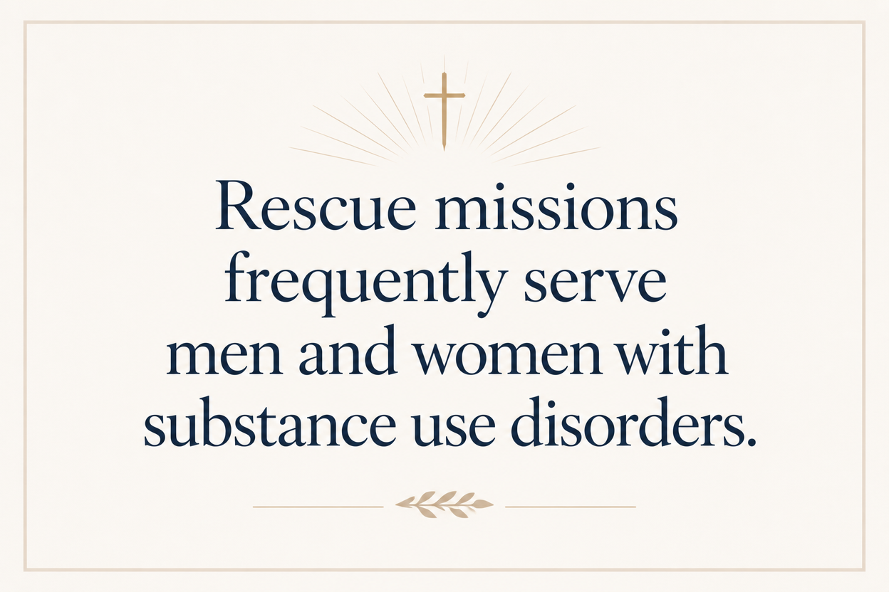 Key insight about Why rescue missions include chapel and discipleship