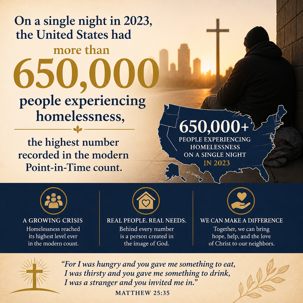 On a single night in 2023, the United States had more than 650,000 people experiencing homelessness, the highest number