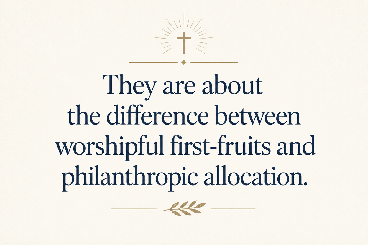 Key insight about Why some Christians use donor-advised funds for tithes