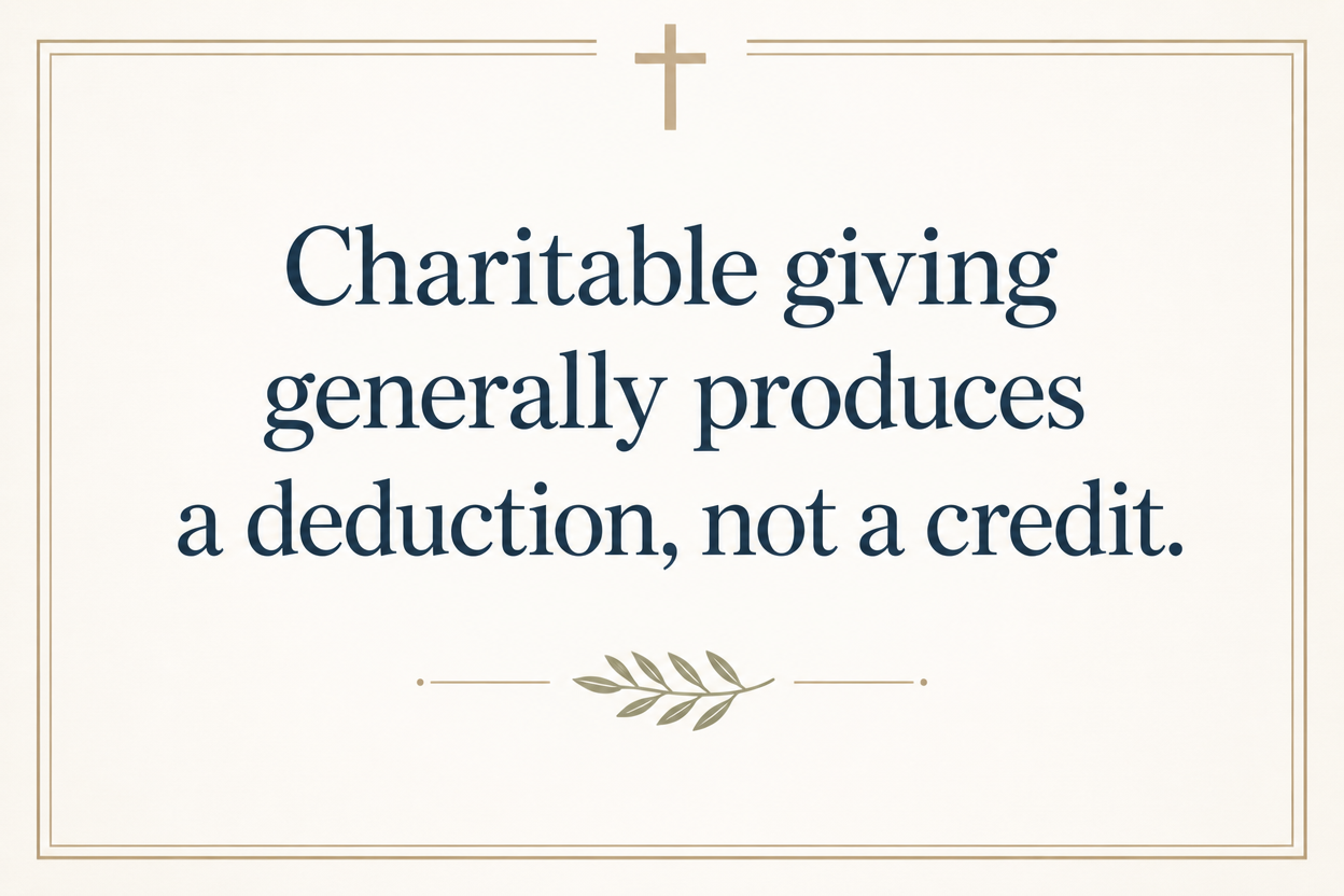 Key insight about Year-end tax planning for Christian givers